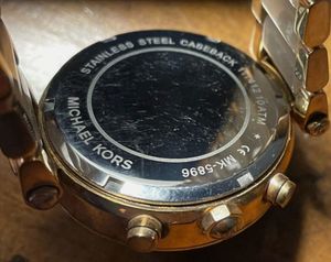 Women&#39;s Rose Gold Stainless Steel Chronograph