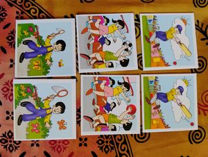 Kids Finding 5 Differences Puzzle