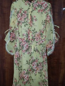 Yellow Floral Dress