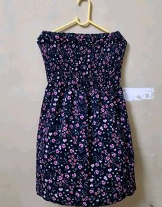 Floral Tube Mini Dress