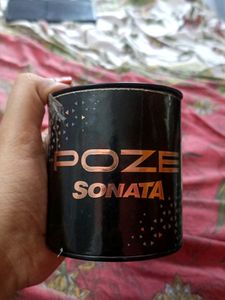 Brand New Sonata Poze Black Dial Watch