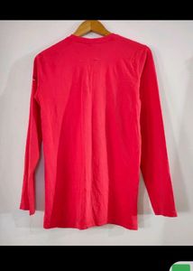 Premium By Whiz Biz Mens Red Colour Full Sleeves T