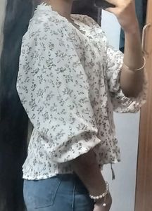 Floral Crop Top Set