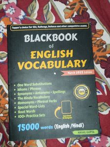 Black Book Of English Vocabulary