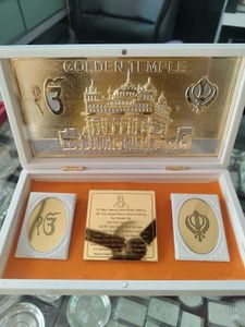 Gold 🪙 plated Golden Temple Showpiece