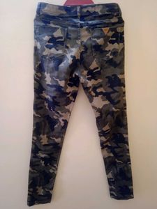 Camouflage Print Pants
