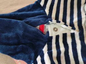 Striped Bear Hoodie Swetar