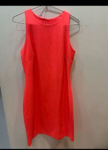 Coral Bodycon Dress