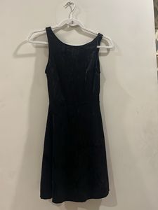 Little Black Velvet Dress