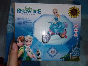 Frozen Snow Ice Musical Bicycle Toy