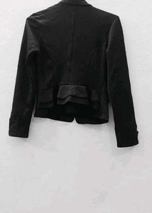 Korean Style Black Sexy Coat
