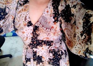 Party Wear Western Floral Frock Dress For Women