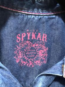 Spykar Denim Shirt Dress