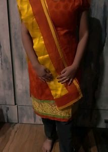 Hand Stiched Kurta With Dupatta