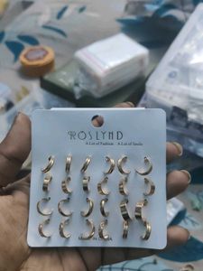Small Hools Earrings Pack Of 4