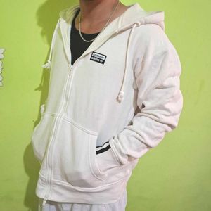 Adidas Ryv Full Zip Hoodie White