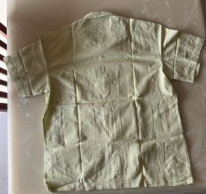 Rare Rabbit Yellow Striped Button-Down Shirt