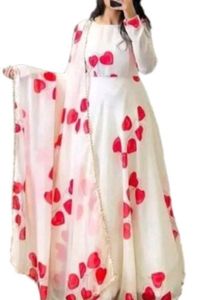 Gown With Dupatta Set