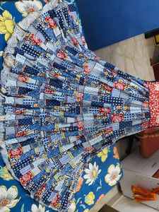 Patchwork Print Dress