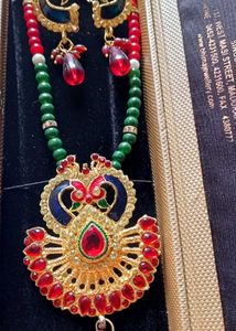 Elegant Beaded Necklace Set