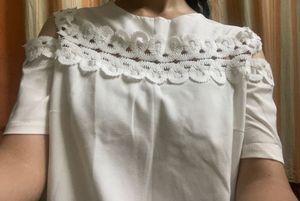 Cute Korean White Top For Women’s 🤍