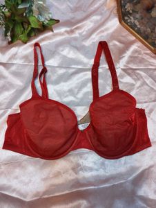 Red Victoria's Secret Bra