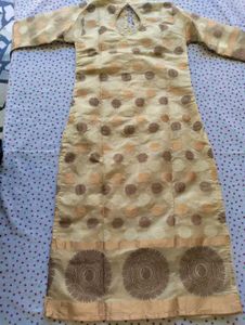 Cream Colour Kurta For Women