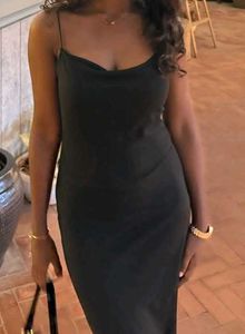 Elegant Black Slip Dress
