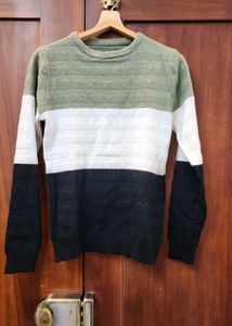 Color Block Striped Sweater
