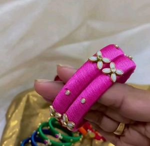 beautiful silk thread Bangles