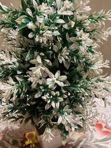 Artificial Plant in White Pot