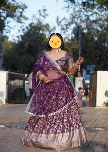 Purple Lehengha Choli