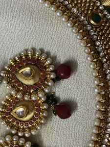 Gold-Tone Indian Jewelry Set