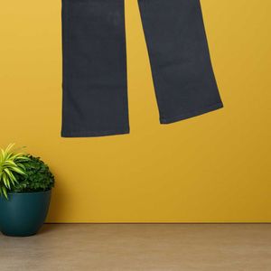 women Black Cargo jeans size 24 (P-27)