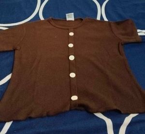 Brown Casual Top