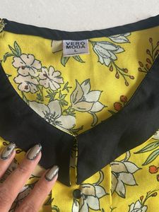 Floral Print Semi Formal Top
