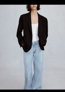 H&amp;M Wide Leg Light Wash Jeans