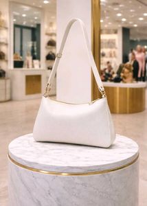 Elegant White Shoulder Bag