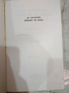 Advanced History of India Book