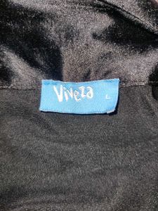 Satin Button-Down Shirt