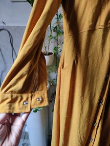 Mustard Colour Abaya