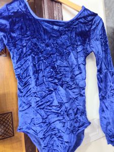 Blue Velvet bodysuit