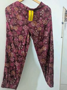Floral Maroon Coord Set – Kurta &amp; Pants