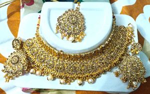 Heavy Nacklace Royal Bridal Jewelry Set