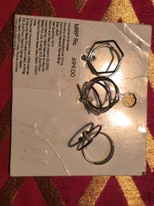 H&amp;M Silver Ring Set