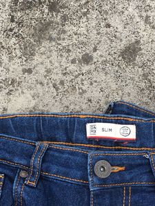 Classic Dark Wash Denim Jeans