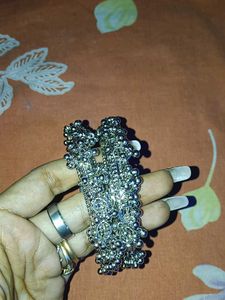 Oxidized Silver Bangles