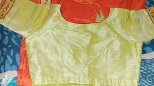 Beautiful Work Heavy Saree With Blouse