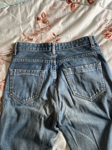 Wide Leg Denim Jeans
