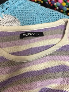 Striped Knit Tank Top
